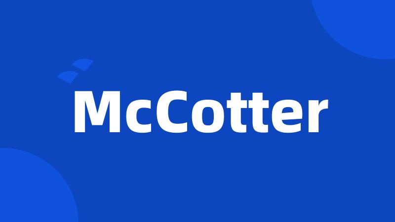 McCotter