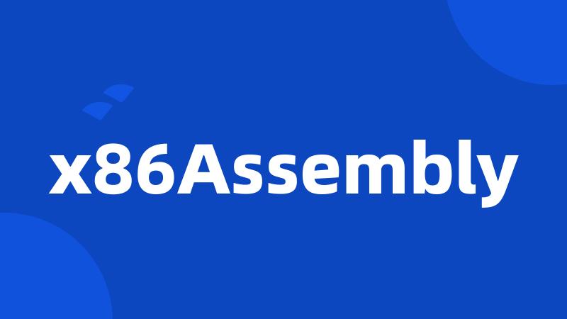 x86Assembly