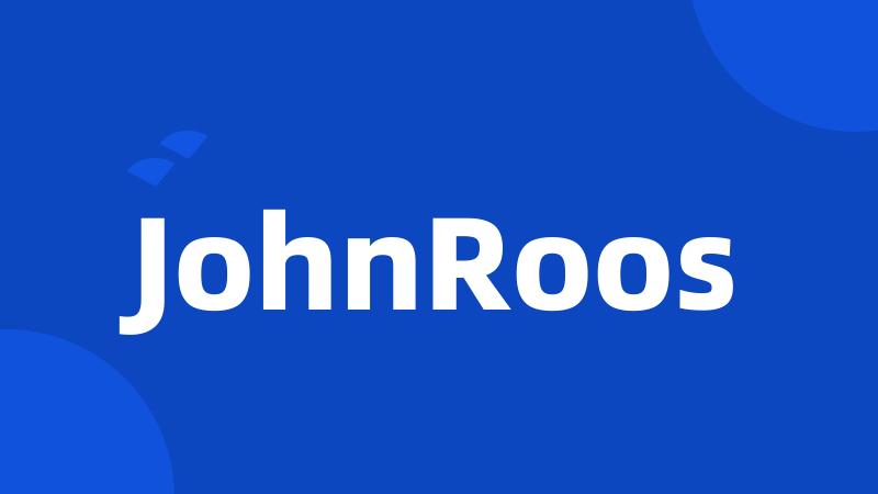 JohnRoos