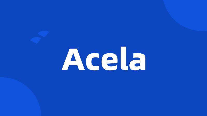 Acela