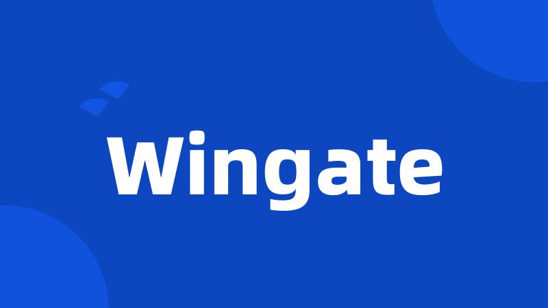 Wingate