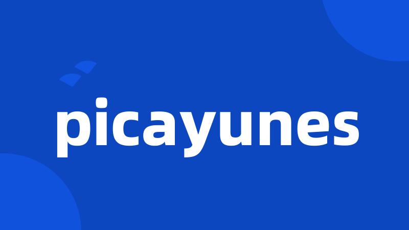 picayunes