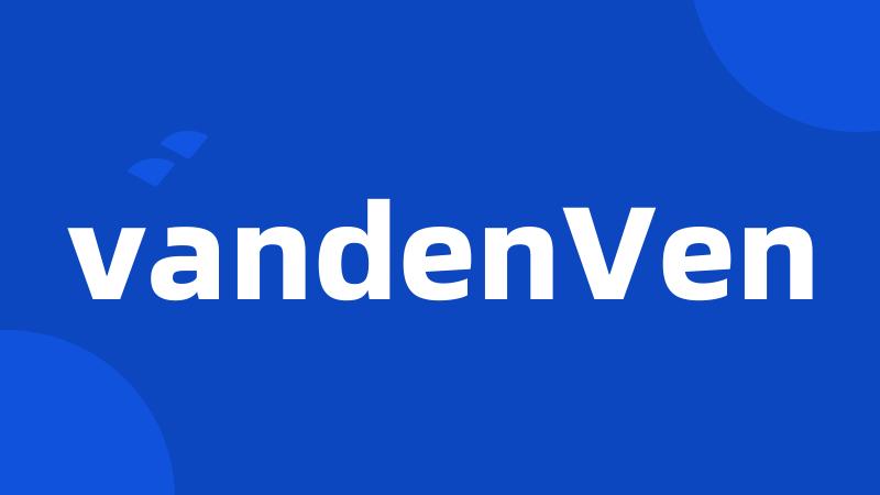 vandenVen