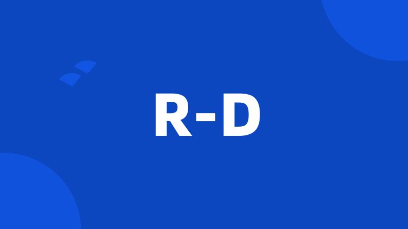 R-D