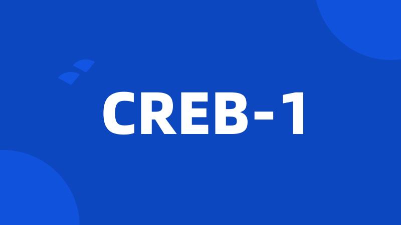 CREB-1