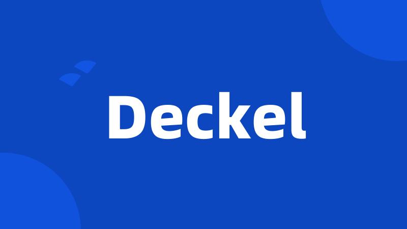 Deckel