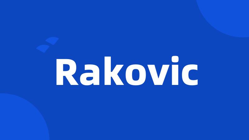 Rakovic