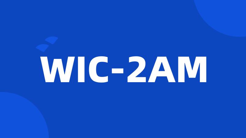 WIC-2AM