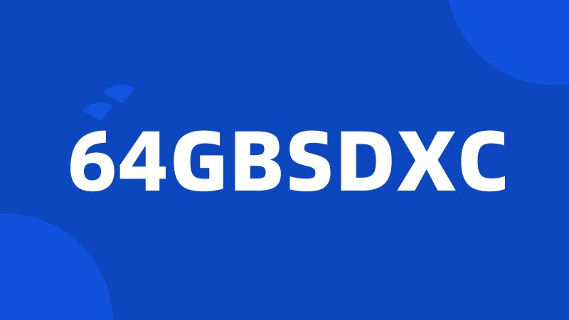 64GBSDXC