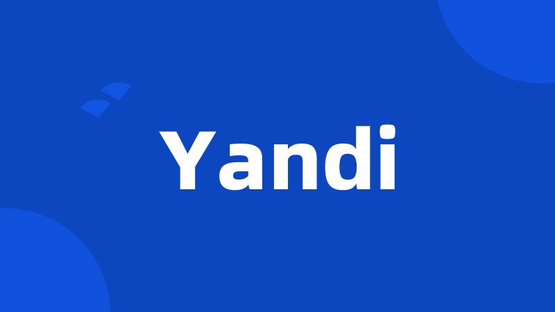 Yandi