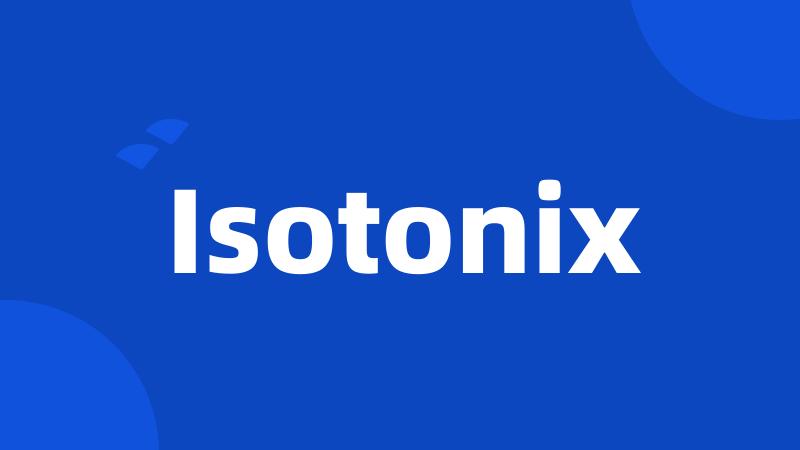 Isotonix