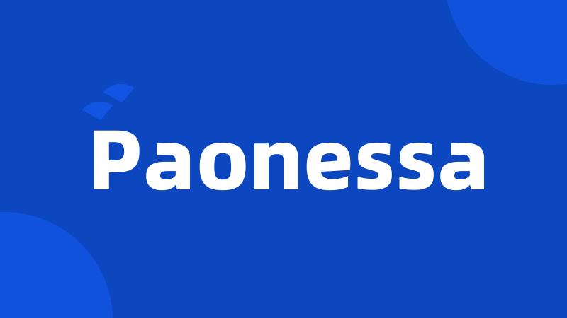 Paonessa