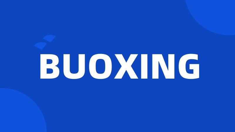 BUOXING