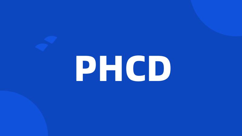 PHCD