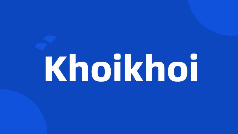 Khoikhoi