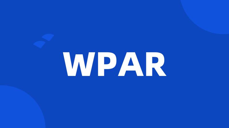 WPAR