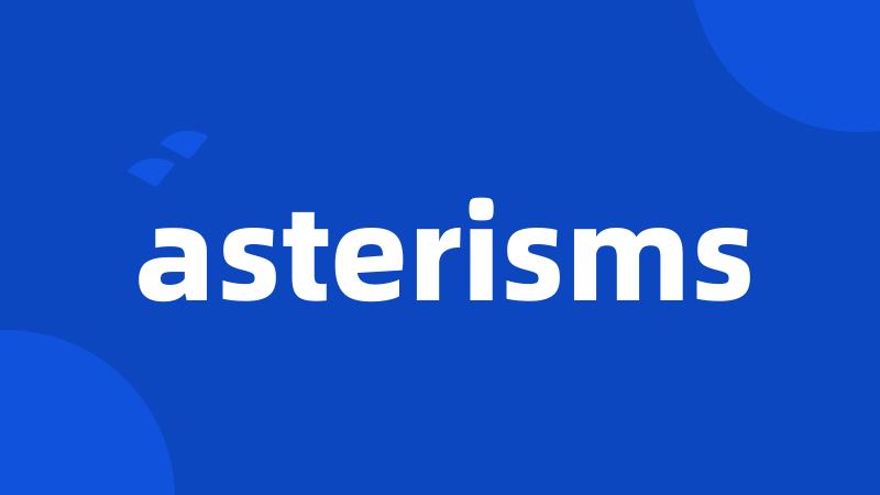 asterisms