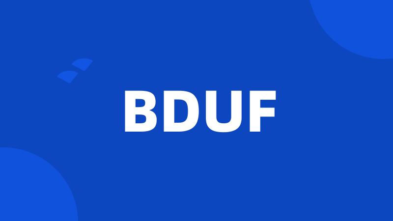 BDUF