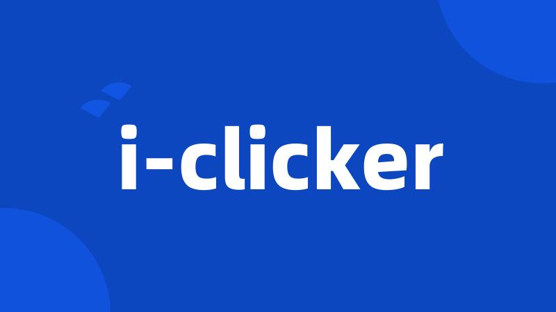 i-clicker