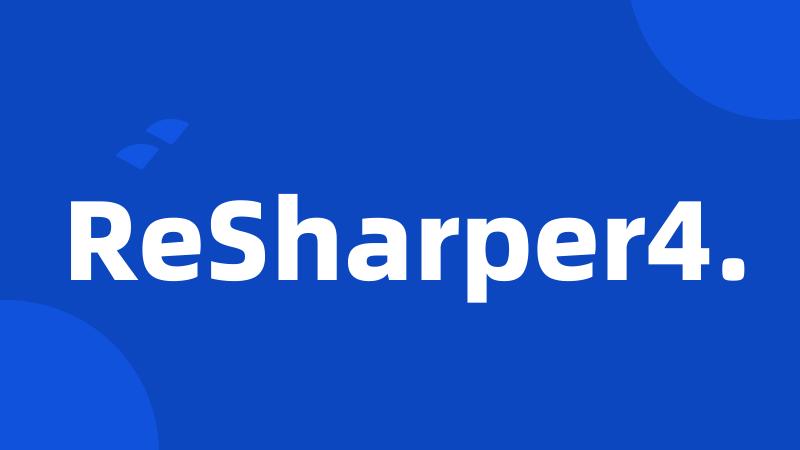 ReSharper4.