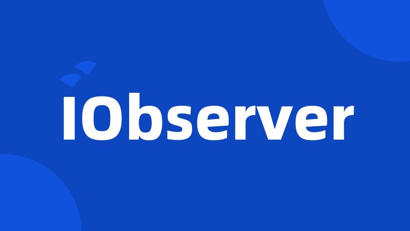 IObserver