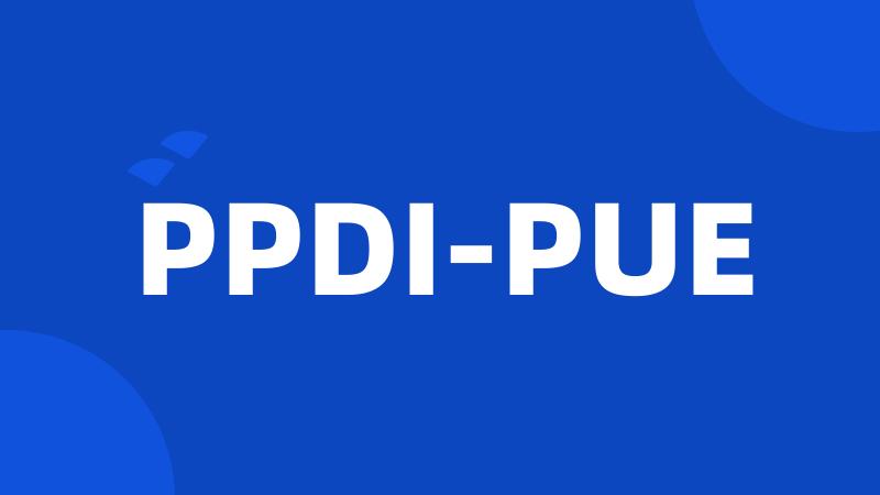 PPDI-PUE