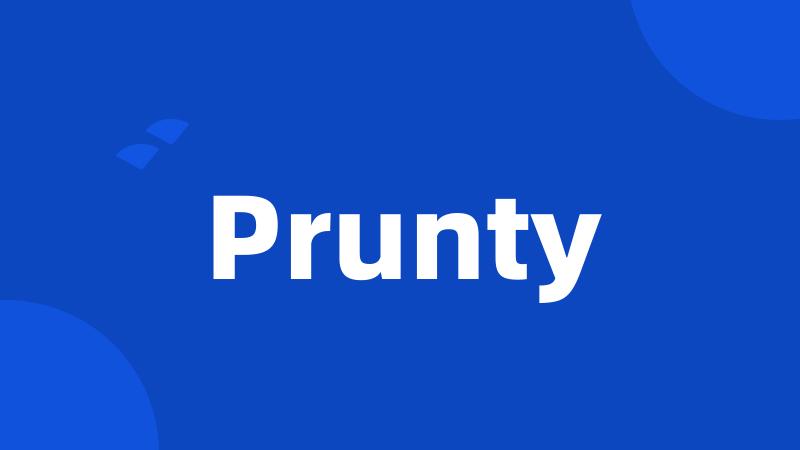 Prunty