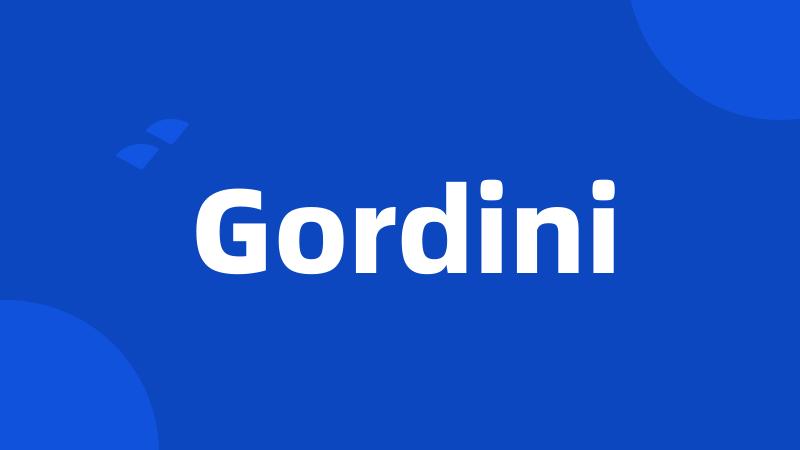 Gordini