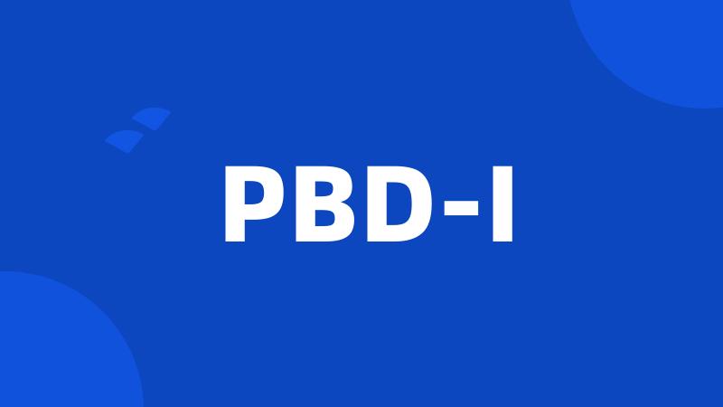 PBD-I