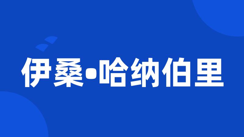 伊桑•哈纳伯里