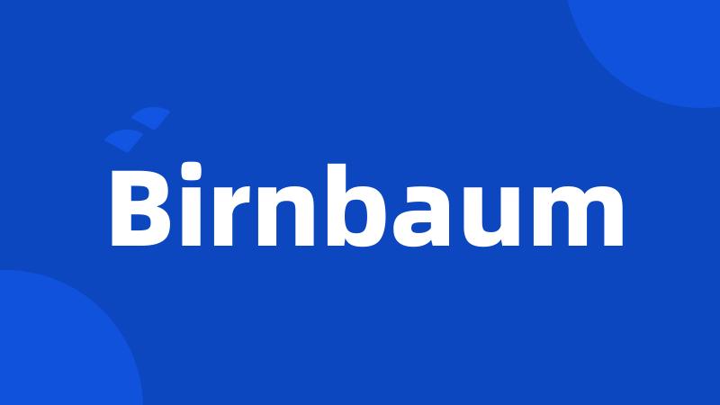 Birnbaum