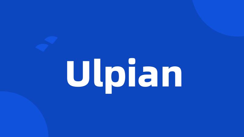 Ulpian