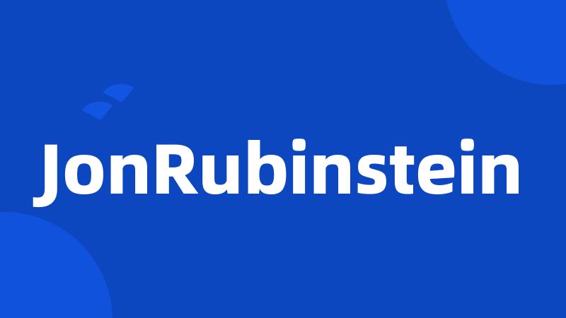 JonRubinstein