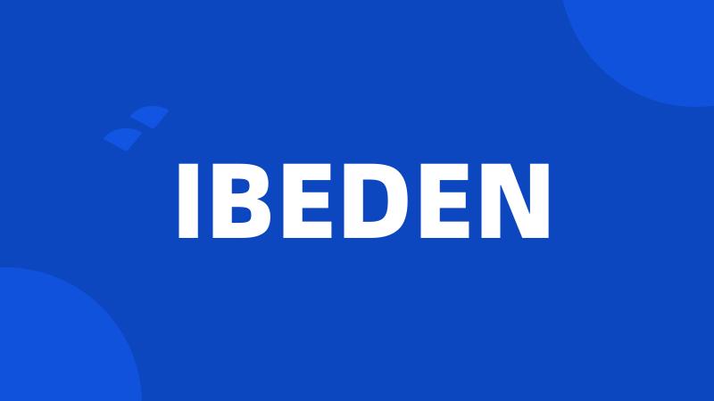 IBEDEN