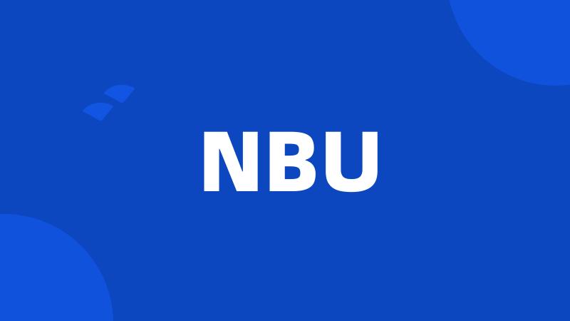 NBU