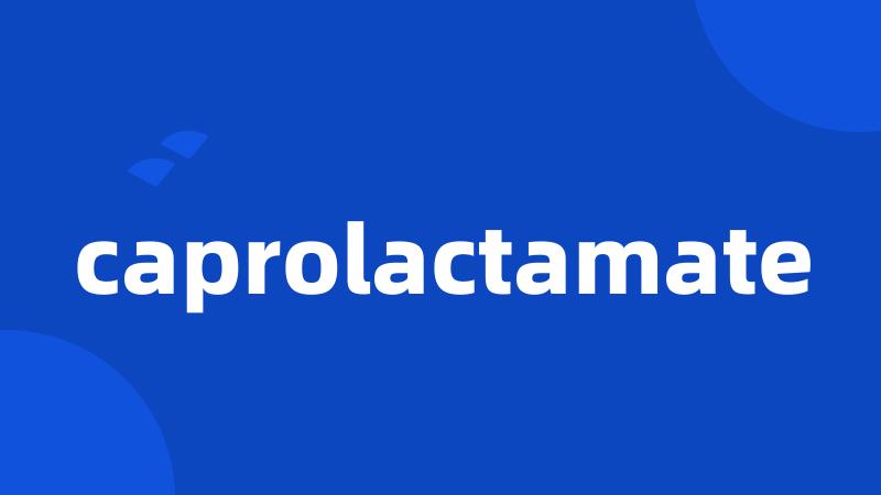 caprolactamate