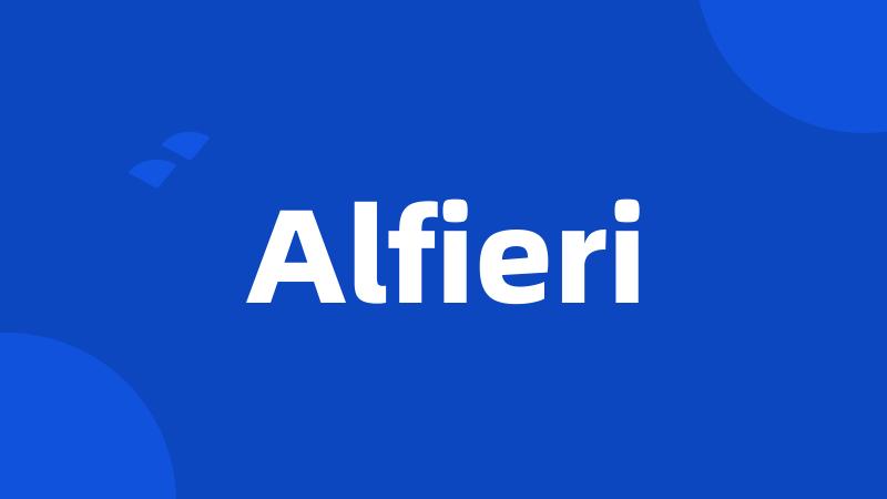 Alfieri