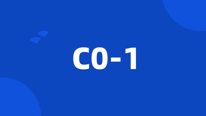 C0-1