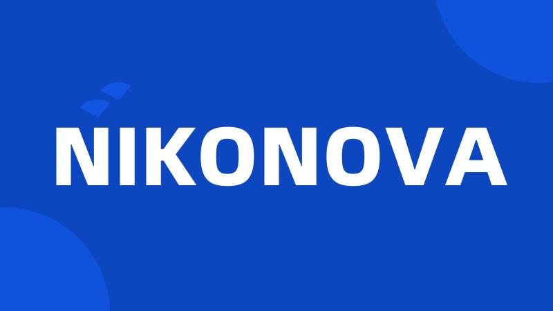 NIKONOVA