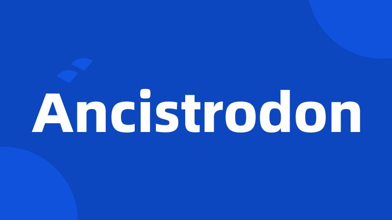 Ancistrodon