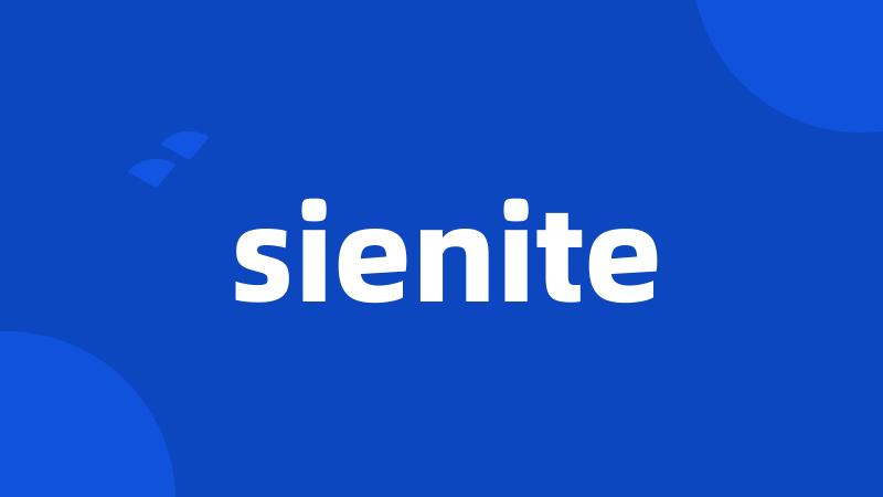 sienite