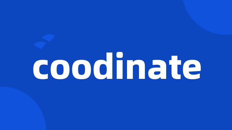 coodinate