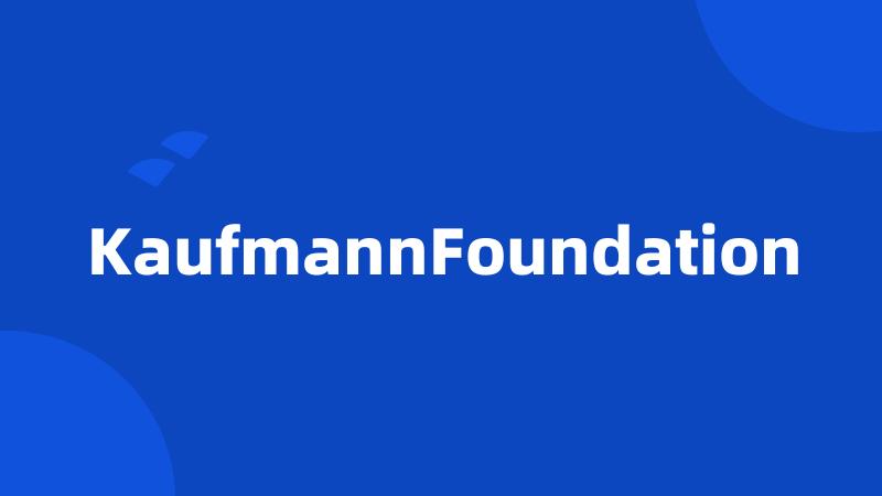 KaufmannFoundation