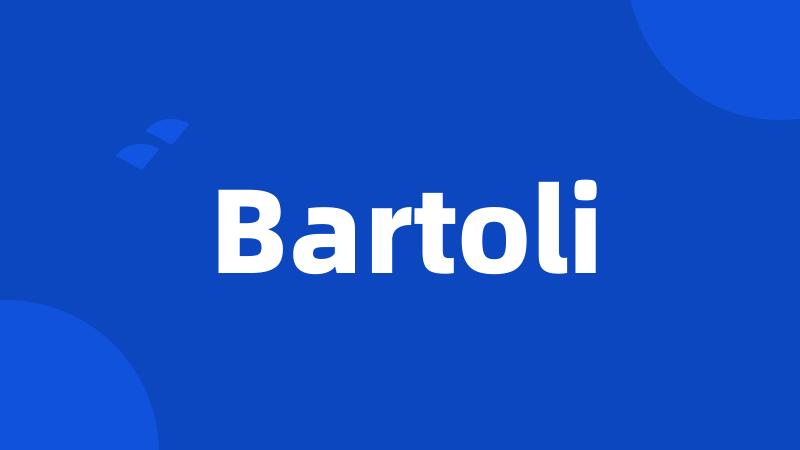 Bartoli