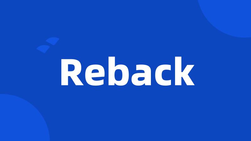 Reback