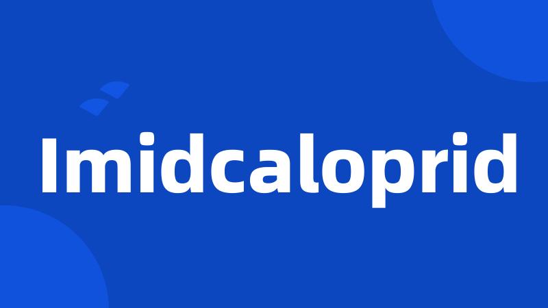 Imidcaloprid