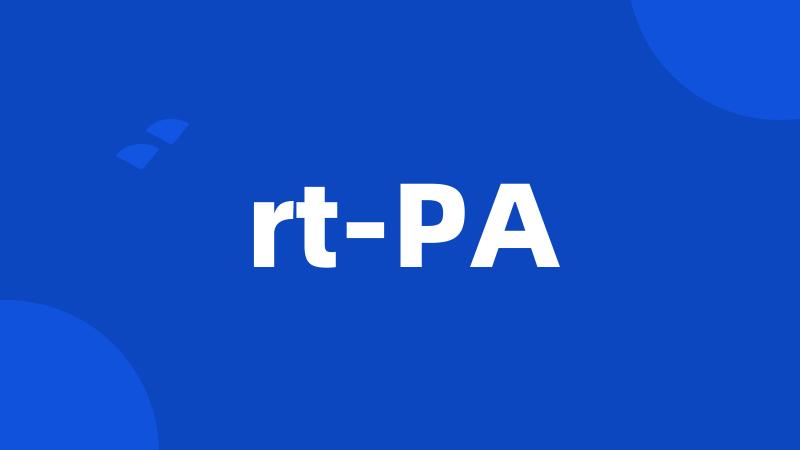 rt-PA