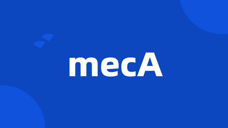 mecA