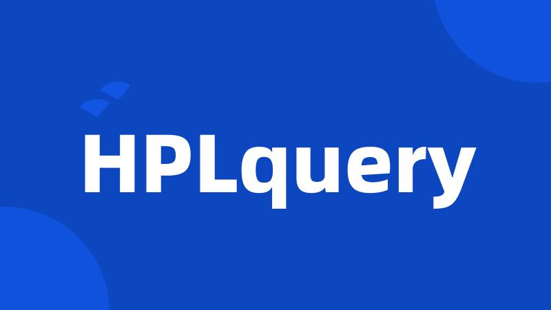 HPLquery