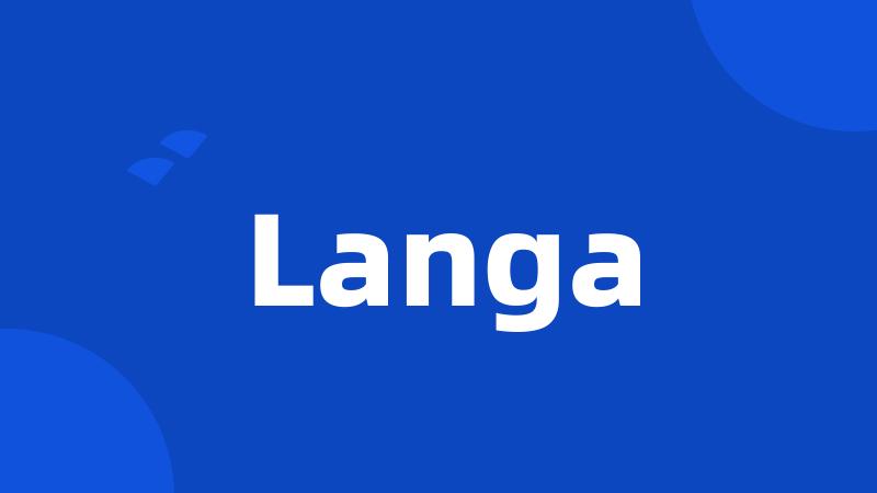 Langa